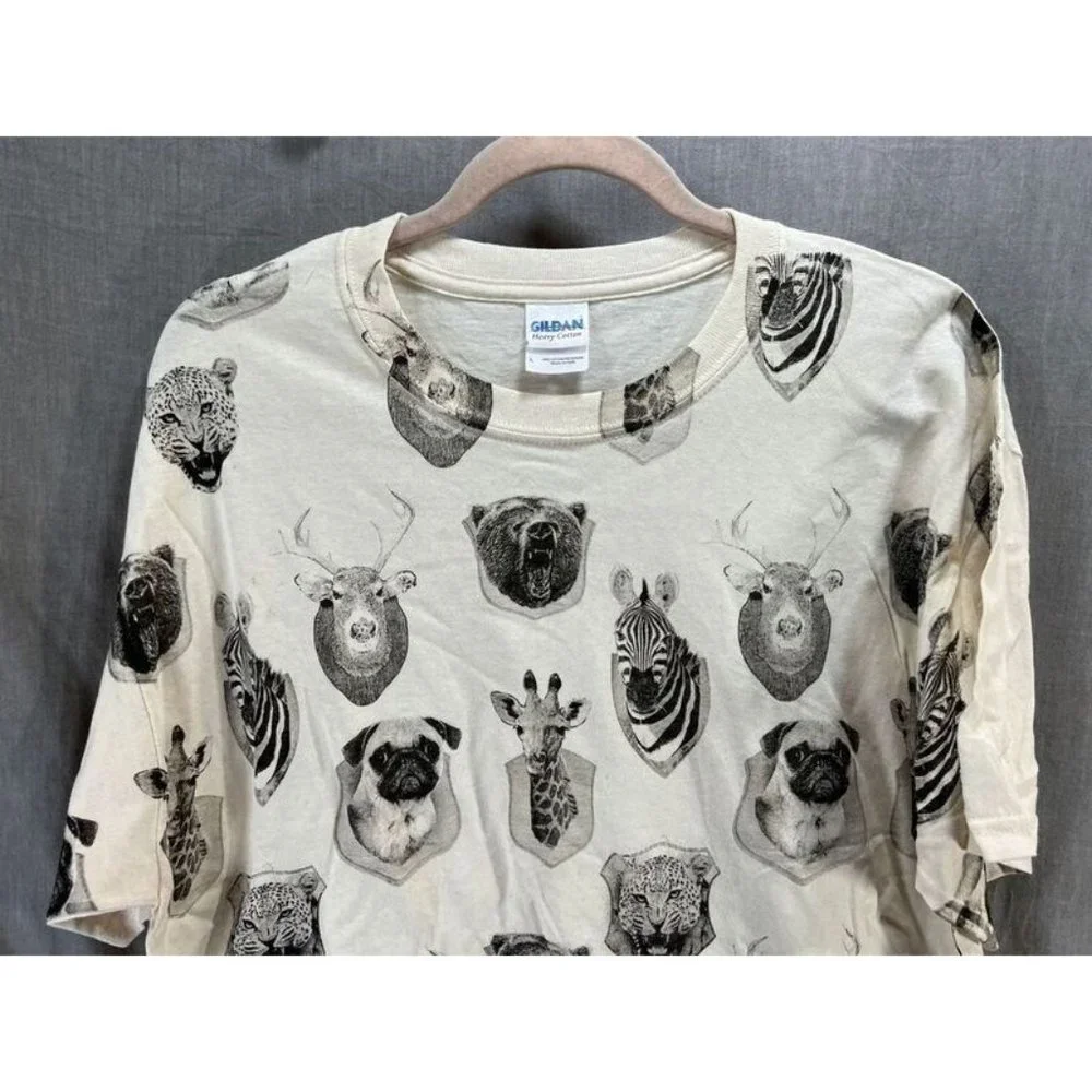 Trophy Room Shirt Adult Large White Short‎ Sleeve Pullover Tee Mens